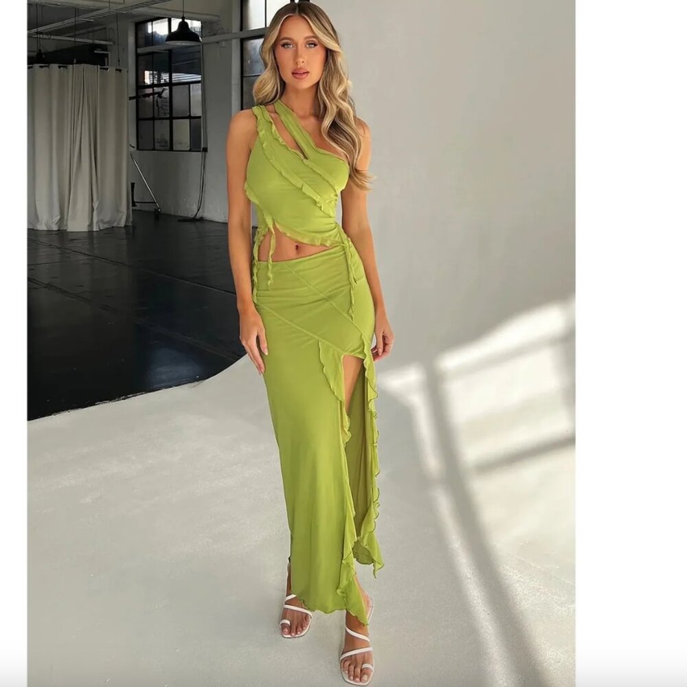 Tiger Mist Dionnie Set (Top + Skirt)